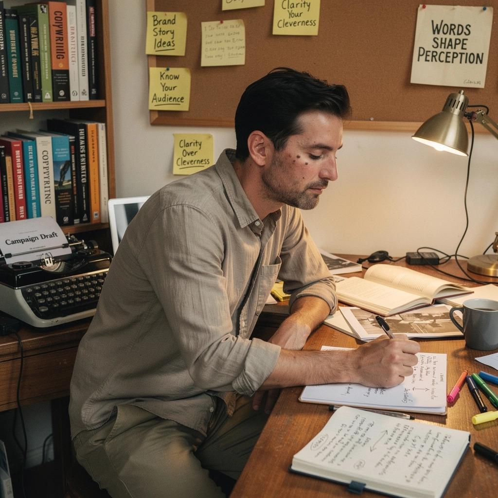 An engaging visual identity board displaying fonts, patterns, and graphic elements.